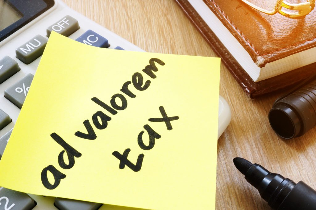 what is ad volorem tax