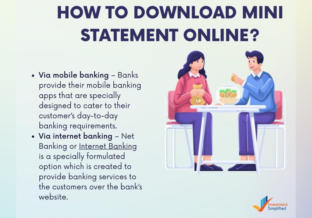 How to Download Mini Statement Online?